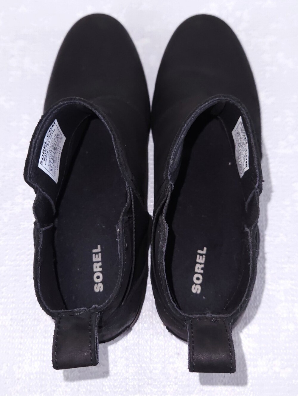 SOREL Emilie Chelsea Ankle Bootie US 8.5 Black - Picture 8 of 11